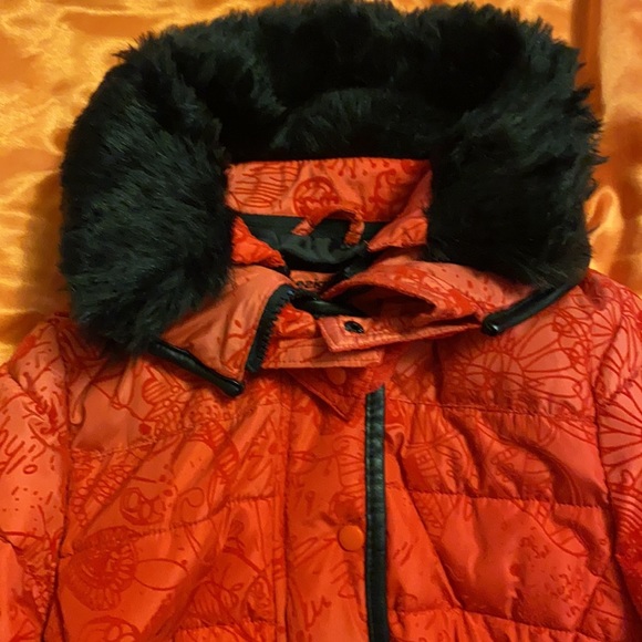 🎁 Unique Desigual gorgeous girls coat - Picture 8 of 10